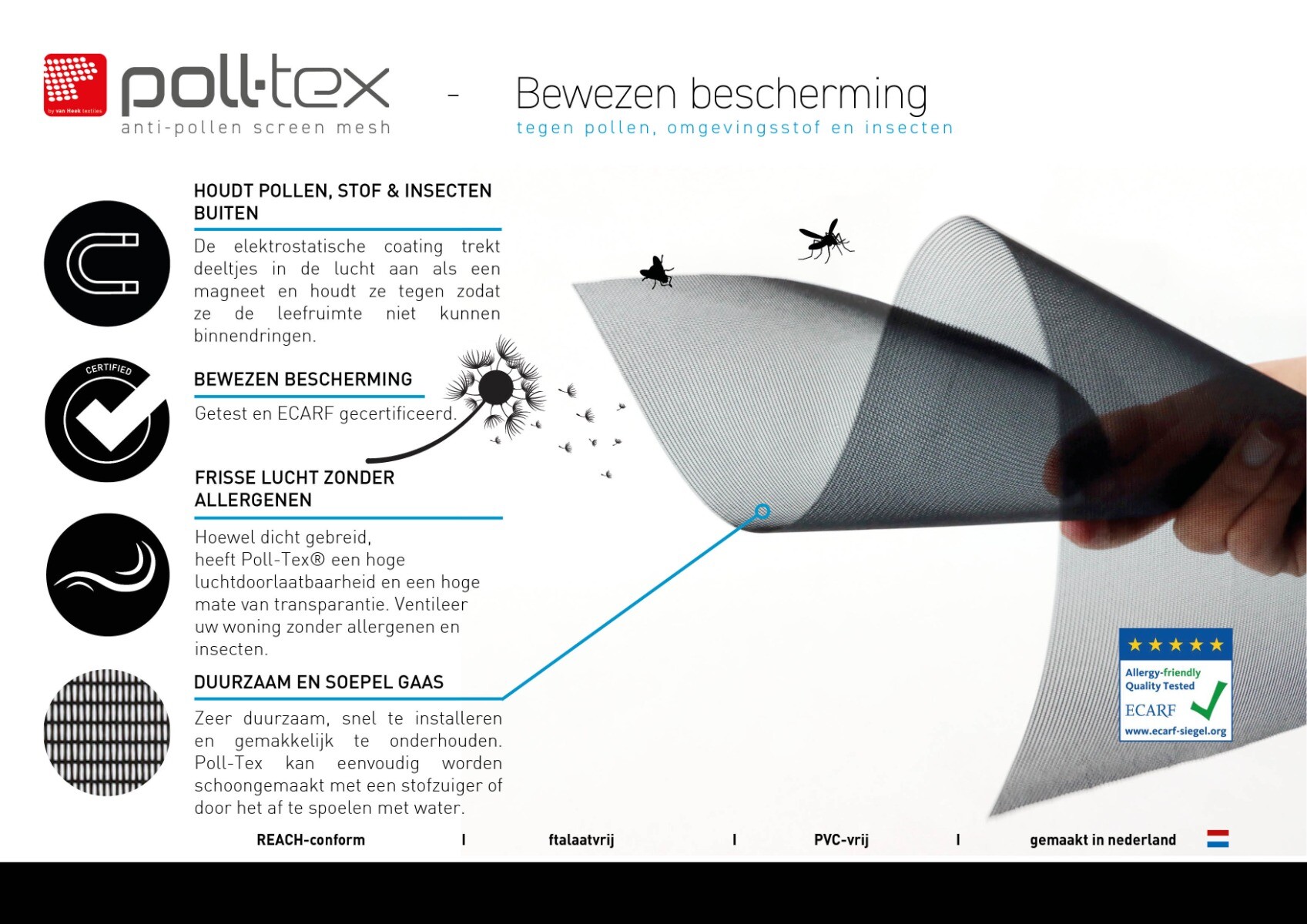 Poll-Tex® Pollendoek