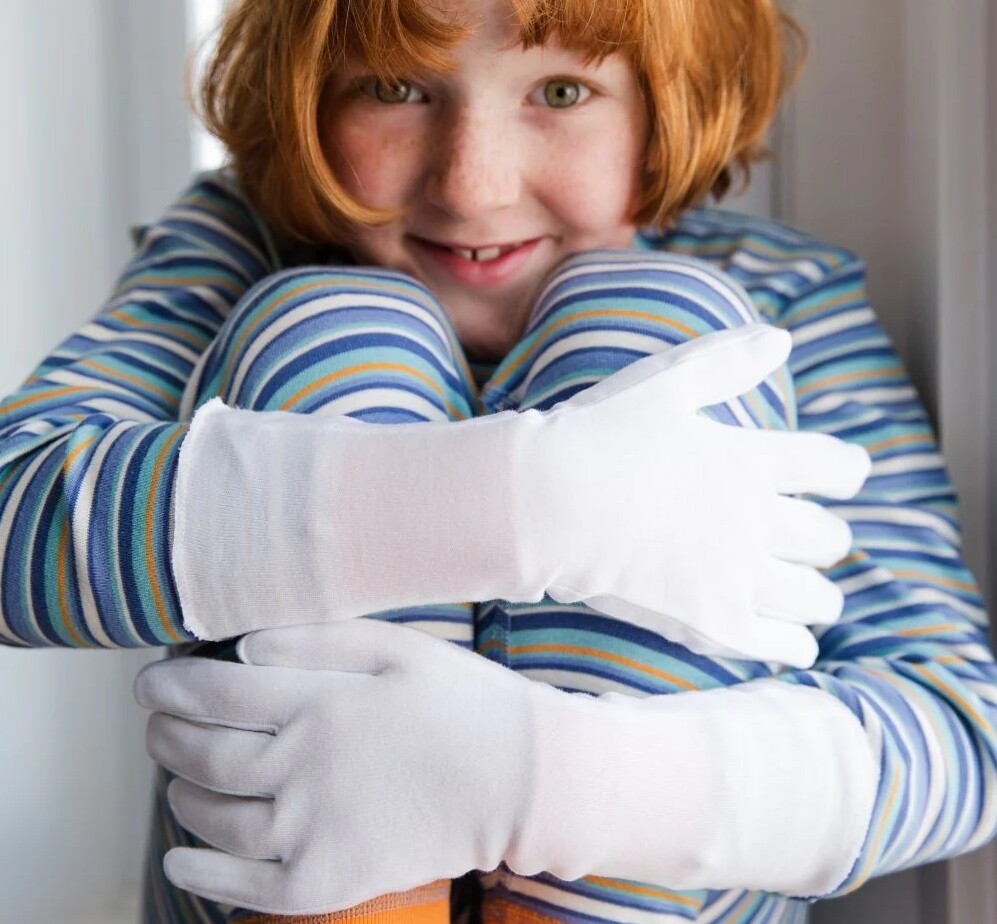 eczeem handschoenen wit